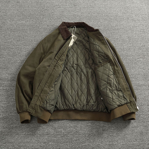 Retro Cotton Flight Jacket